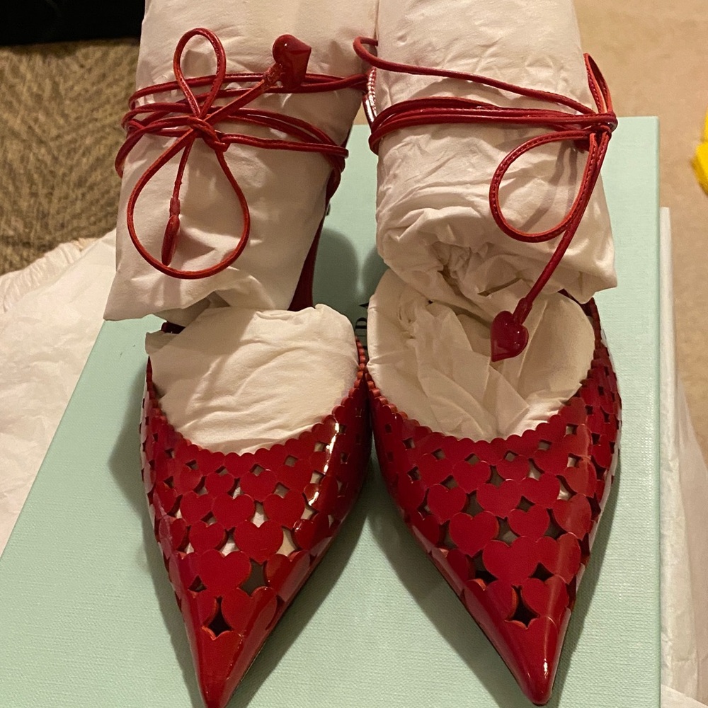 Aquazzura Red Heels